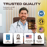 Holistic Hercules NMN Supplement – 1000 mg | Quercetin | TMG | Resveratrol Complex – Supports Cellular Energy & NAD+ Levels - Vitamin Dietary Supplement Healthcare