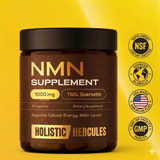 Holistic Hercules NMN Supplement – 1000 mg | Quercetin | TMG | Resveratrol Complex – Supports Cellular Energy & NAD+ Levels - Vitamin Dietary Supplement Healthcare