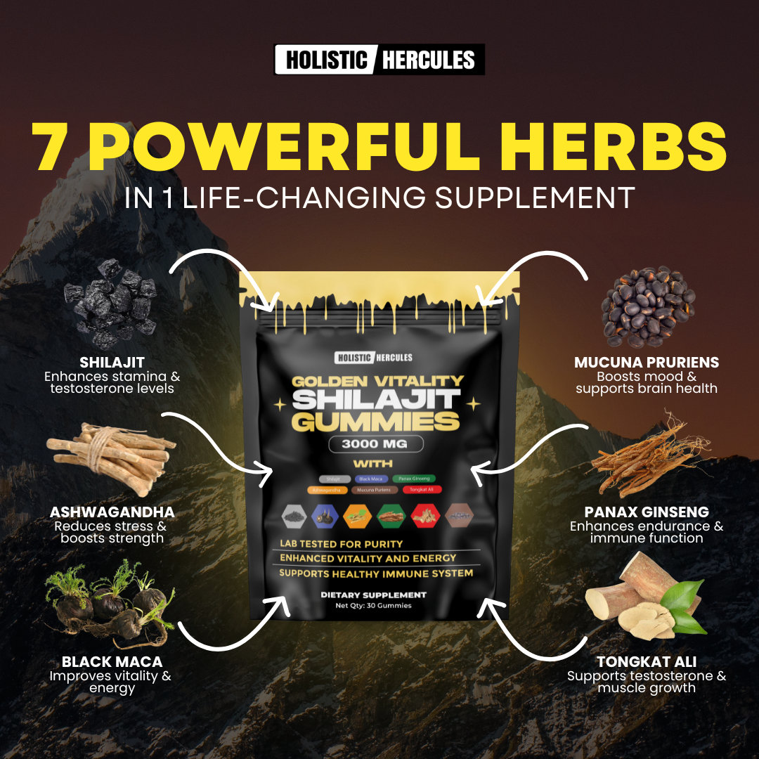 Golden Vitality Shilajit Gummies